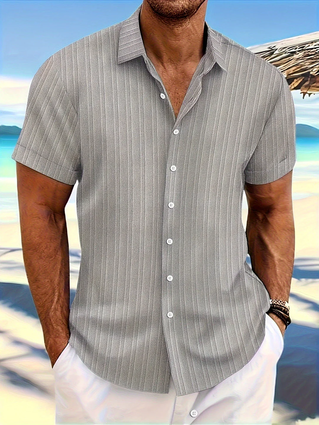 Herren Bequemes Sommerhemd - Joem - Image 7
