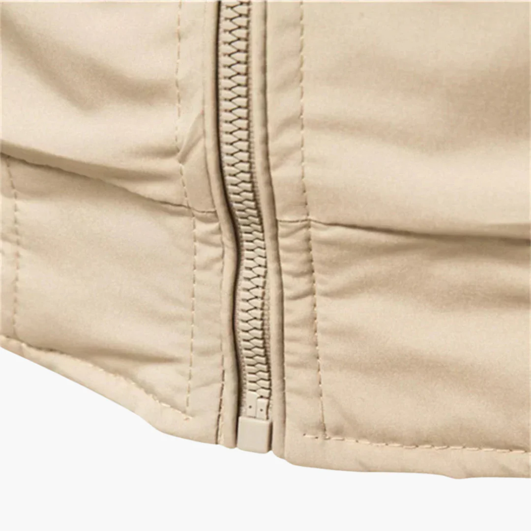 Herren Bomberjacke mit Reißverschluss und Rippbund - Image 7