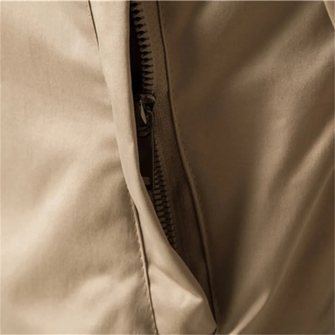 Herren Bomberjacke mit Reißverschluss und Rippbund - Image 8