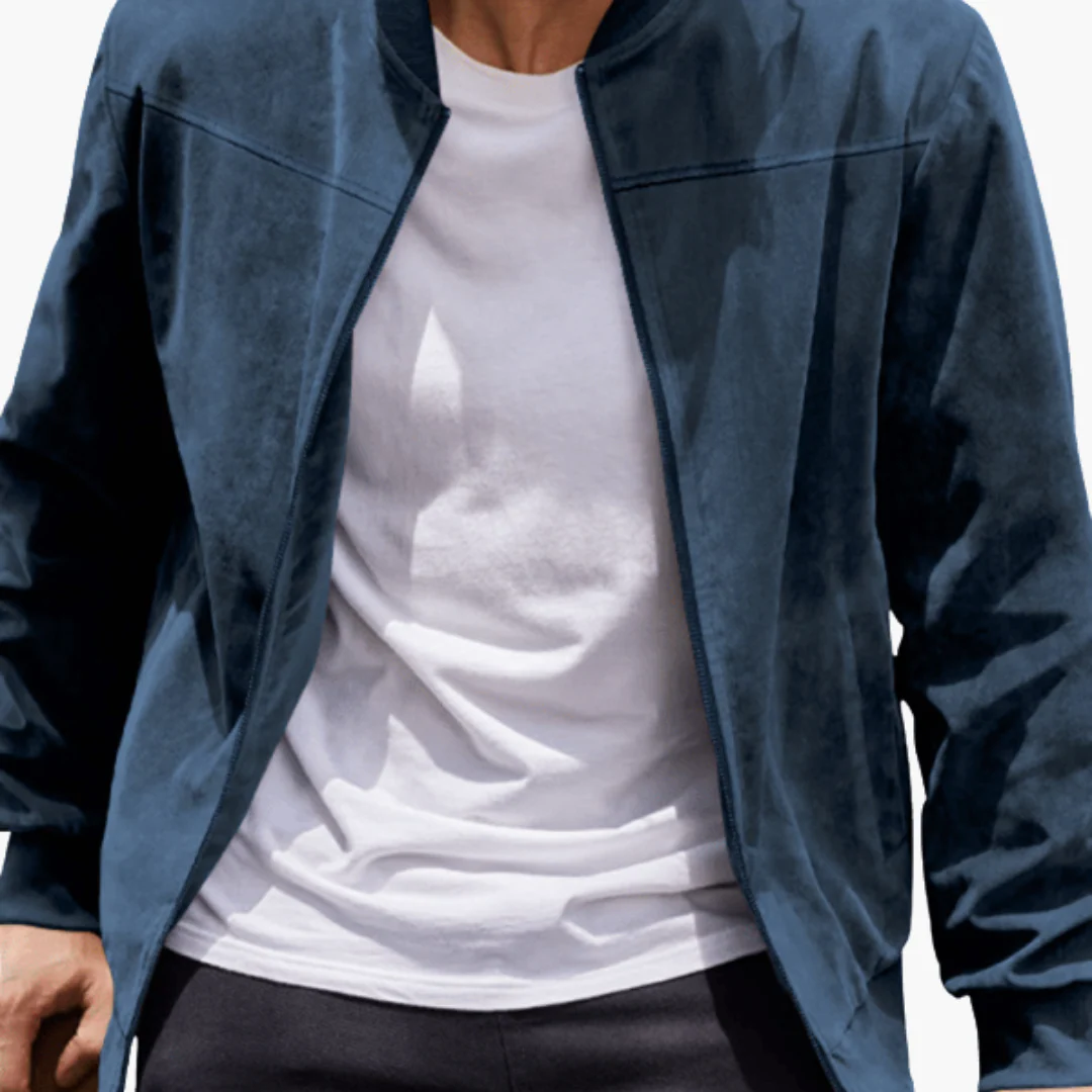 Herren Bomberjacke mit Reißverschluss und Seitentaschen - Image 12