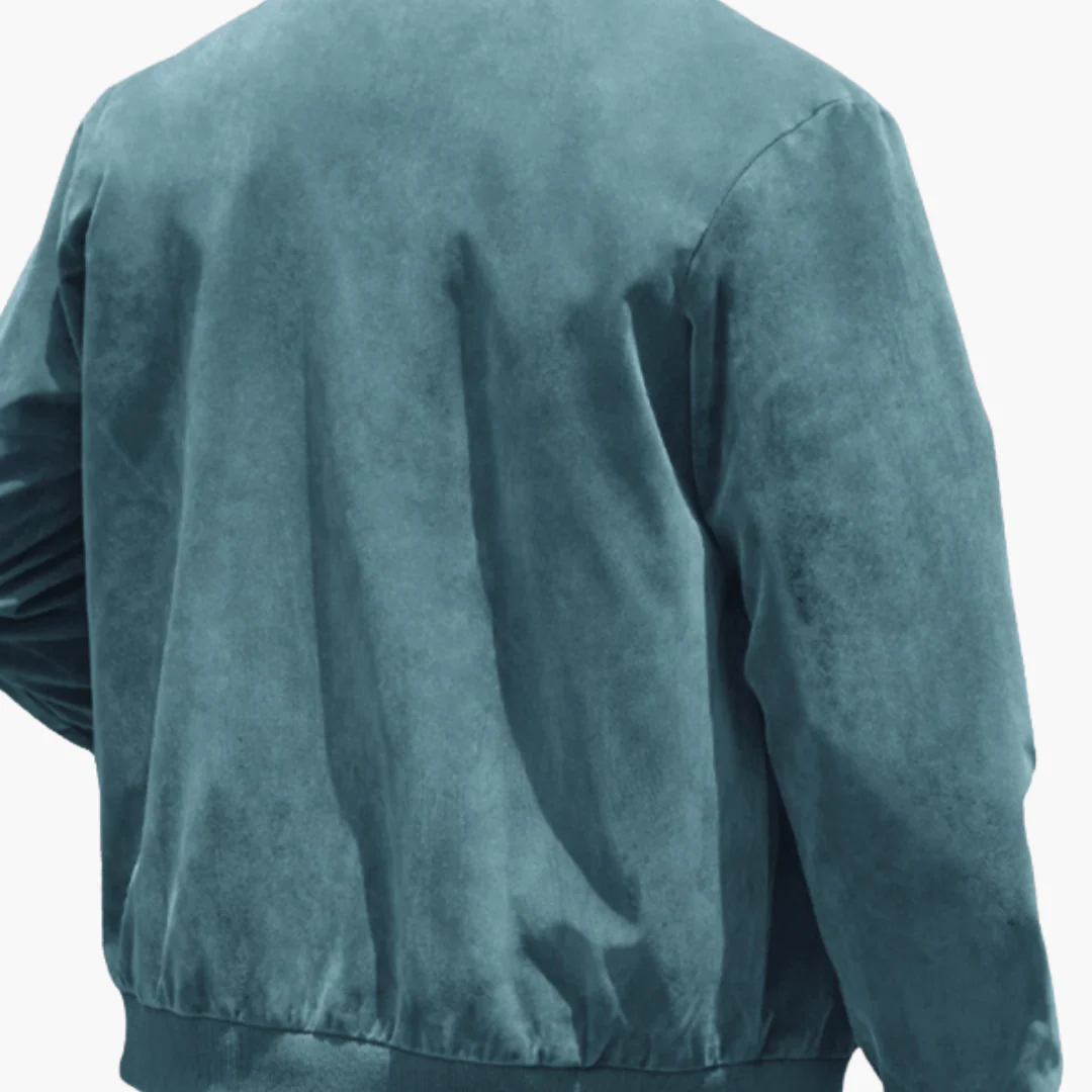 Herren Bomberjacke mit Reißverschluss und Seitentaschen - Image 2