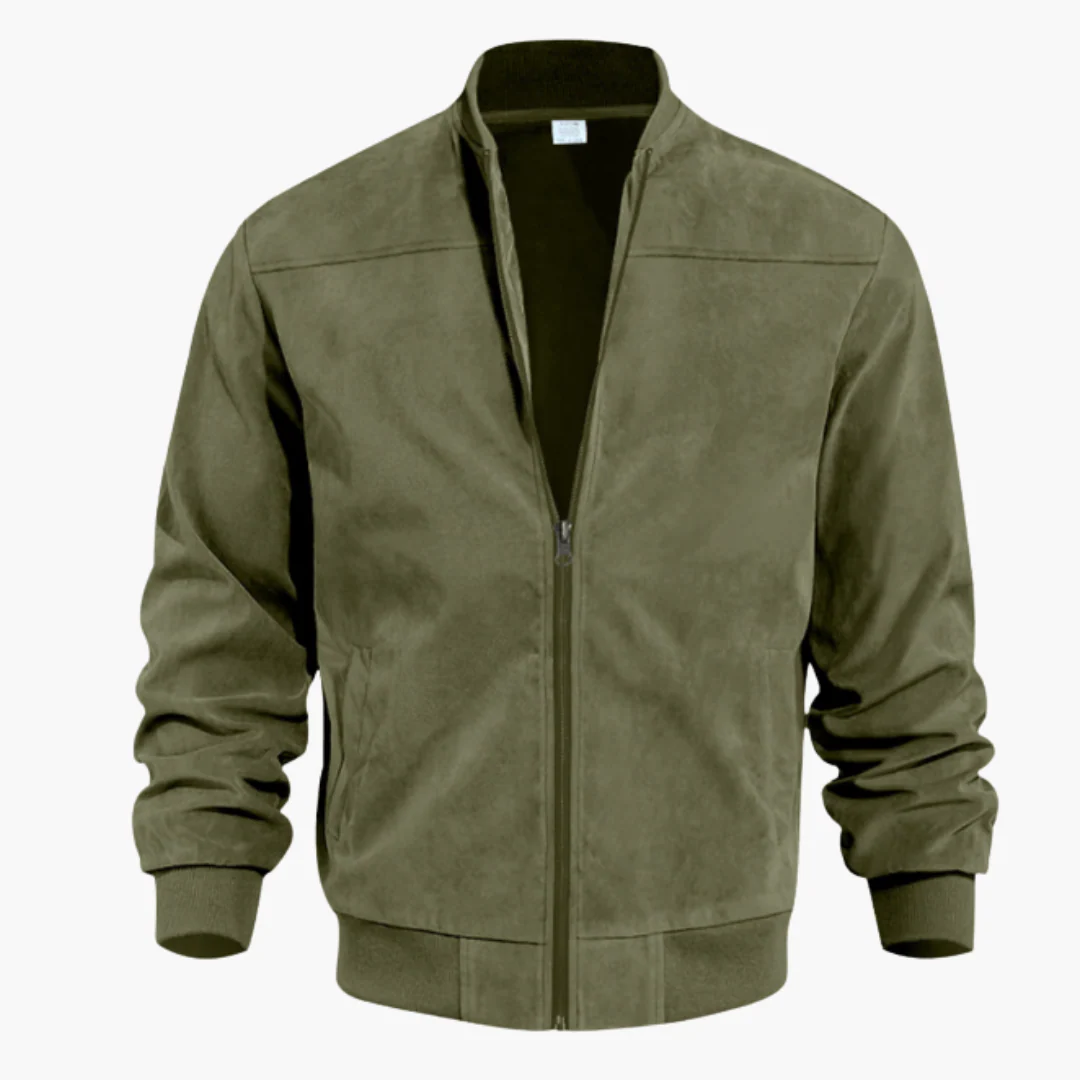 Herren Bomberjacke mit Reißverschluss und Seitentaschen - Image 5