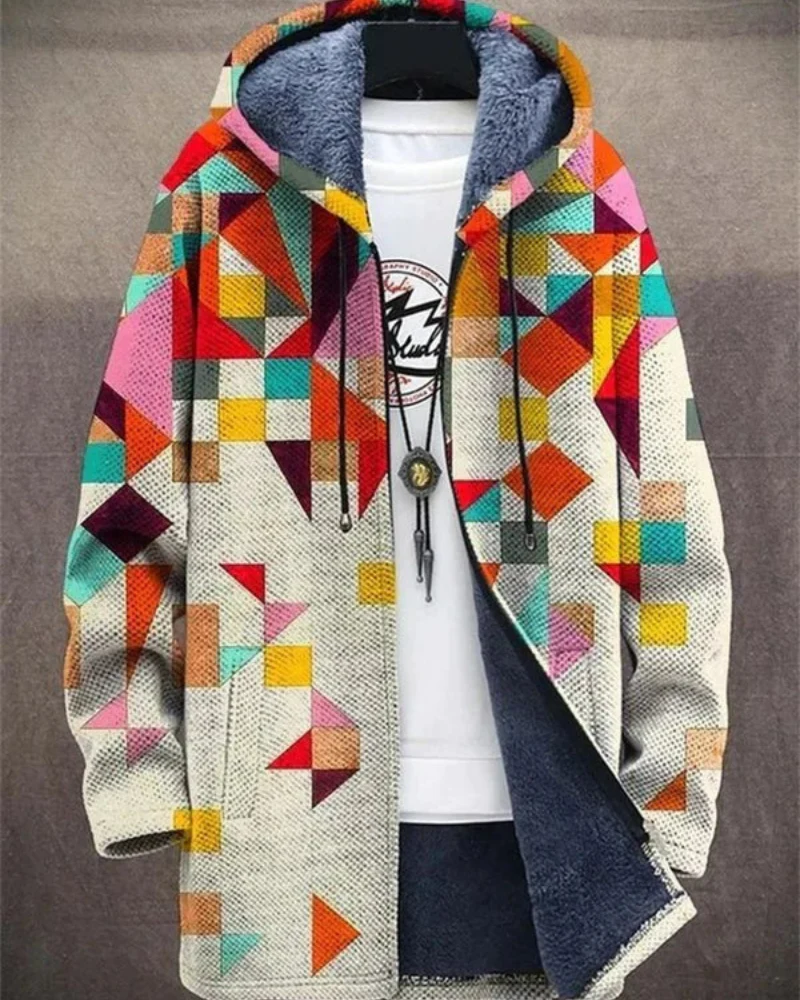 Herren bunter Kapuzenpullover | Kapuzen - Image 3