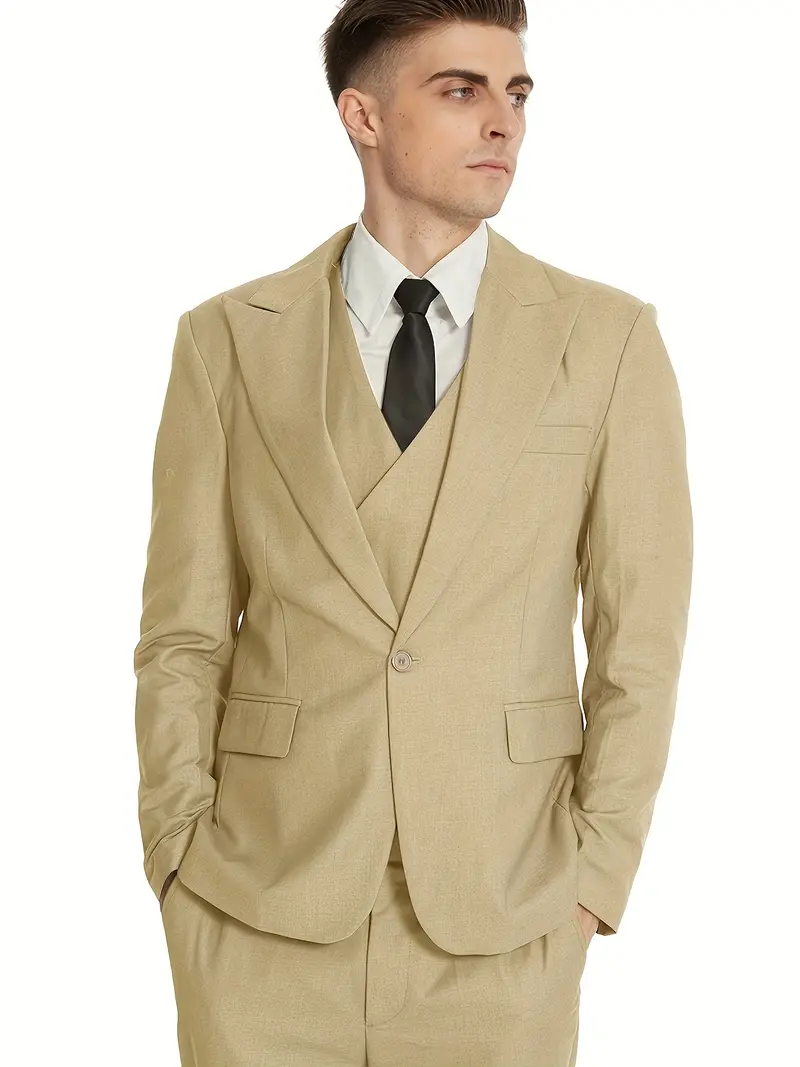 Herren Business-Set | Blazer, Weste und Hose in klarer Form - Image 10