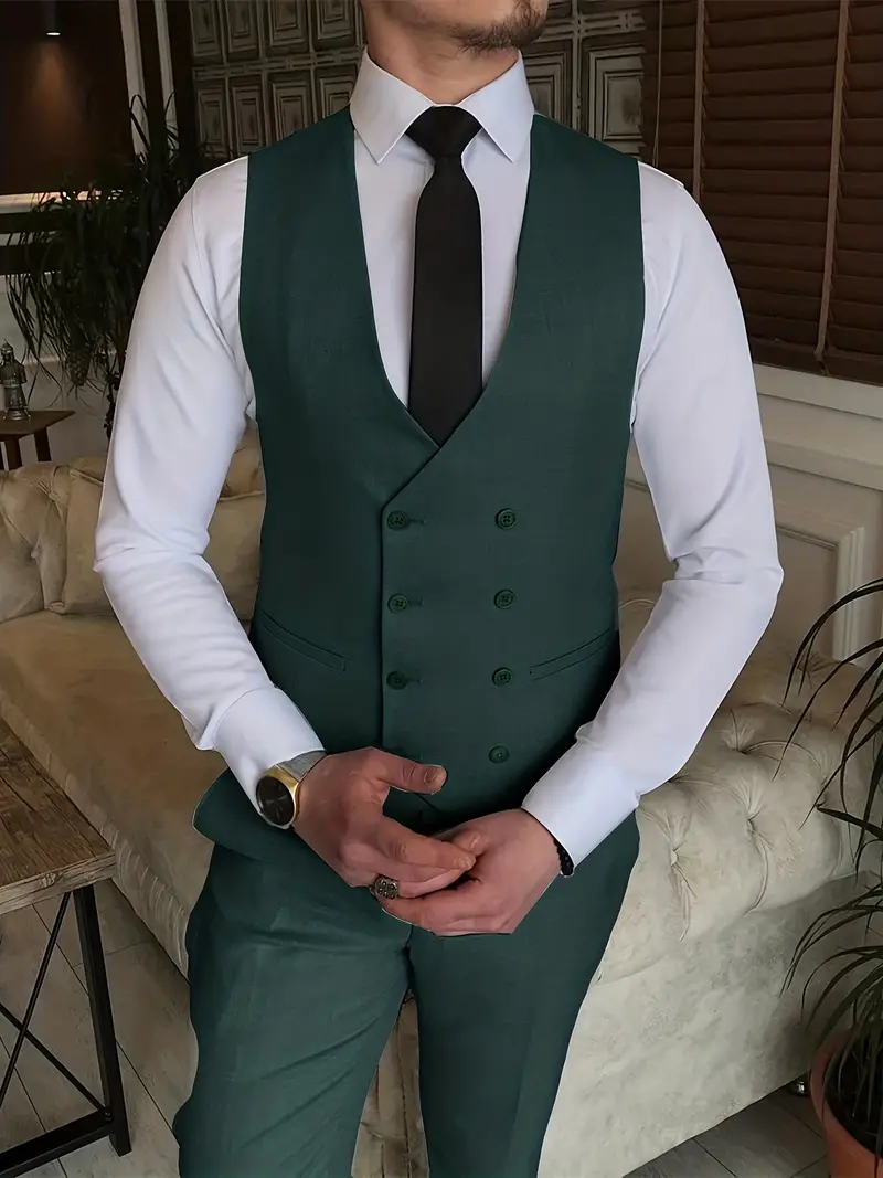 Herren Business-Set | Blazer, Weste und Hose in klarer Form - Image 11