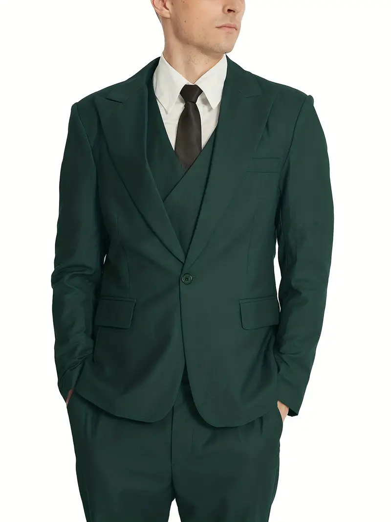 Herren Business-Set | Blazer, Weste und Hose in klarer Form - Image 12