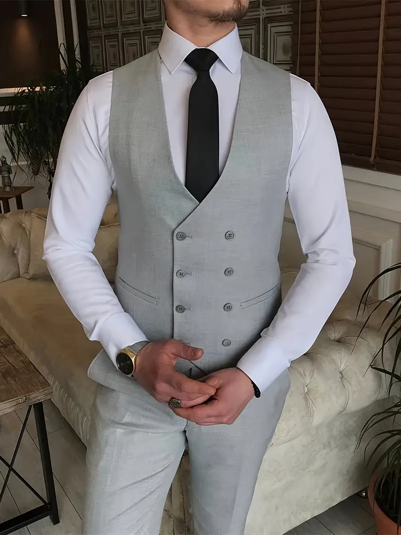 Herren Business-Set | Blazer, Weste und Hose in klarer Form - Image 17