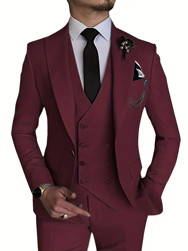 Herren Business-Set | Blazer, Weste und Hose in klarer Form - Image 19