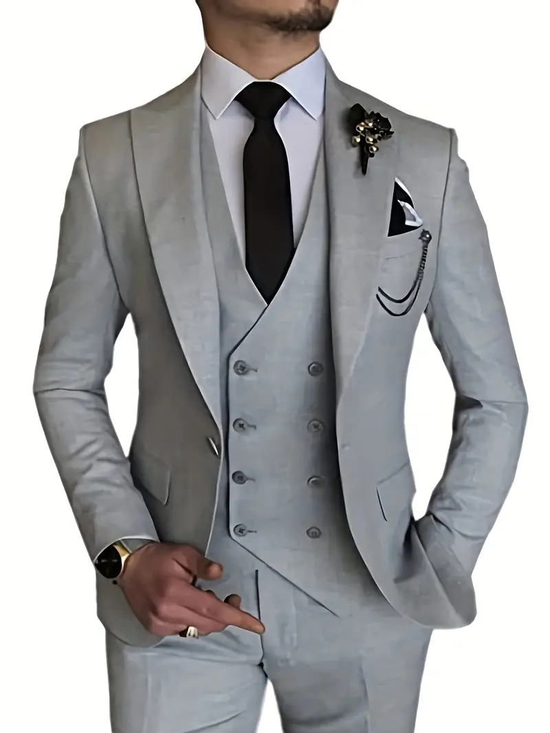 Herren Business-Set | Blazer, Weste und Hose in klarer Form - Image 21