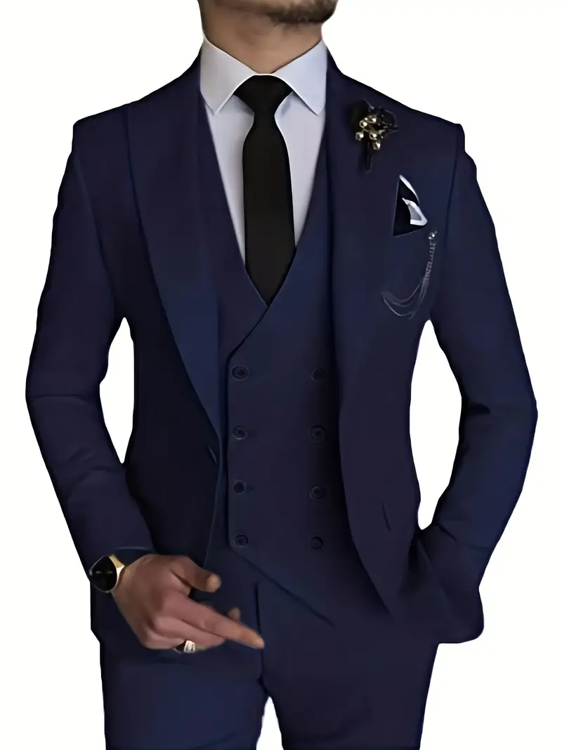 Herren Business-Set | Blazer, Weste und Hose in klarer Form - Image 22