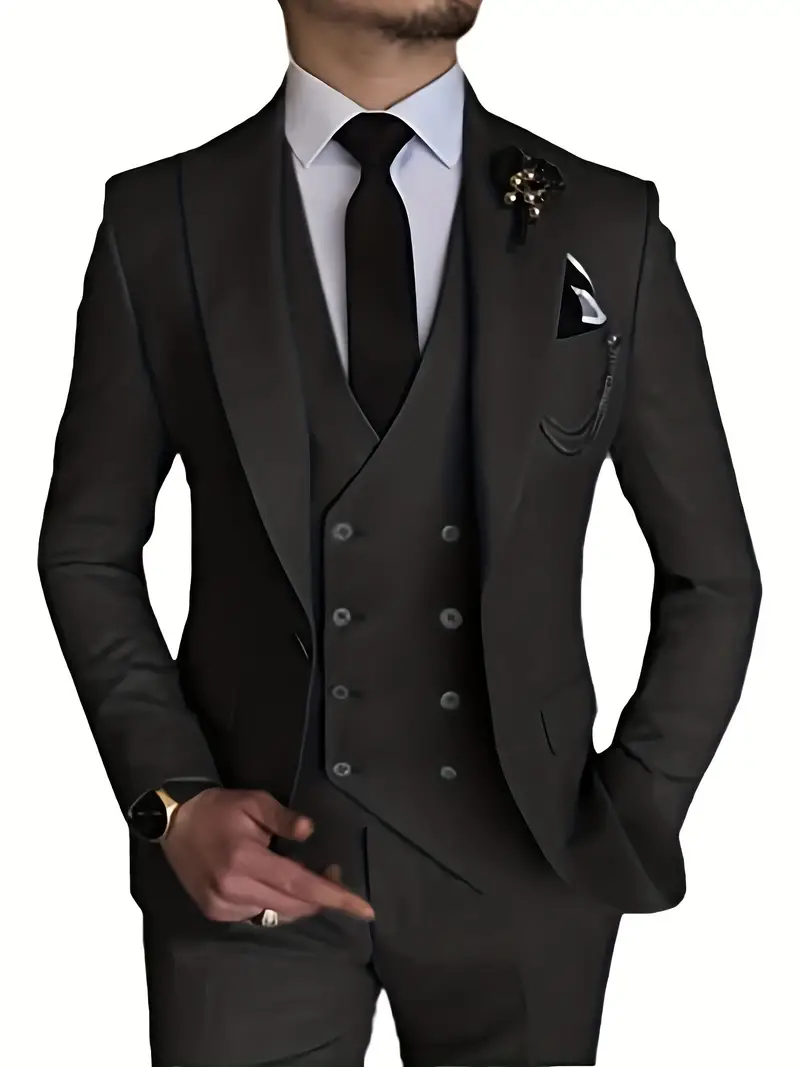 Herren Business-Set | Blazer, Weste und Hose in klarer Form - Image 25