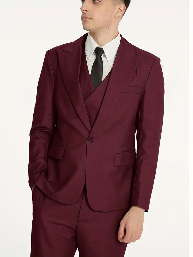 Herren Business-Set | Blazer, Weste und Hose in klarer Form - Image 3