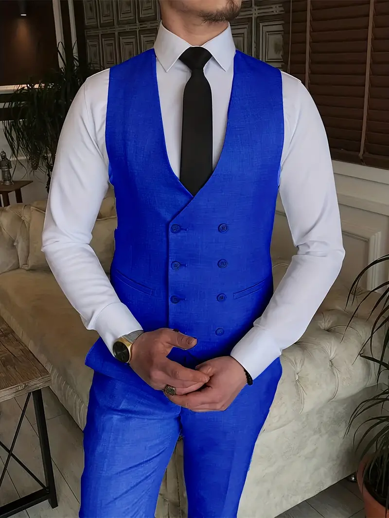 Herren Business-Set | Blazer, Weste und Hose in klarer Form - Image 5