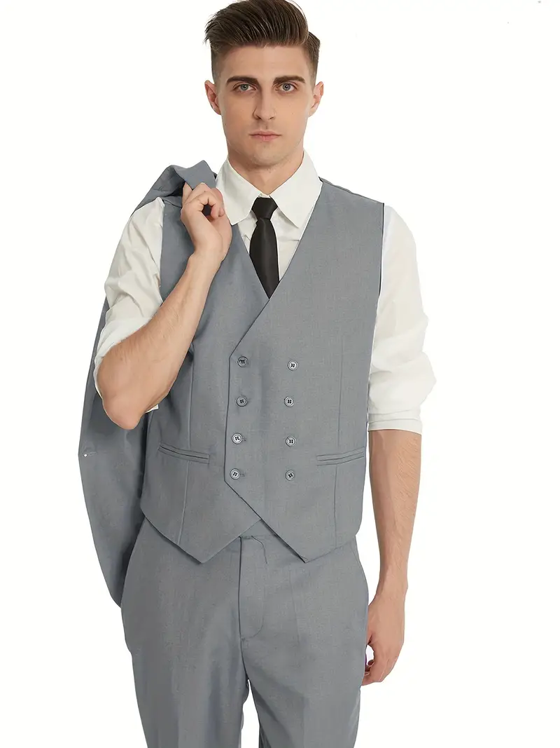 Herren Business-Set | Blazer, Weste und Hose in klarer Form - Image 7