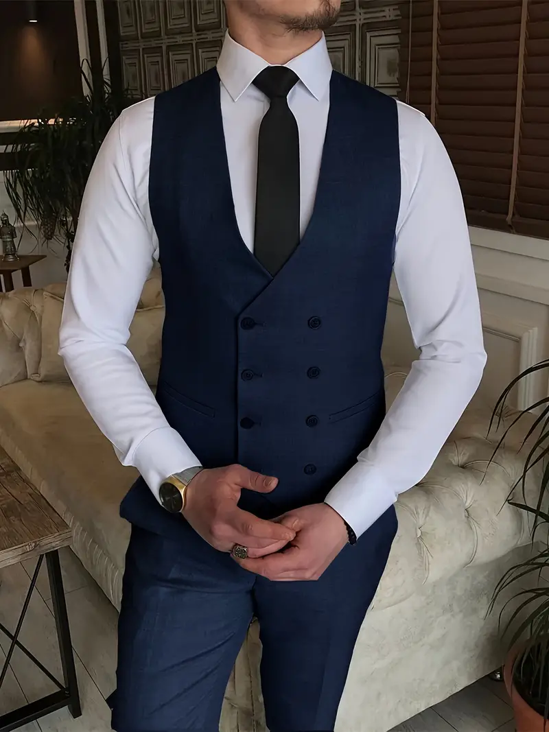 Herren Business-Set | Blazer, Weste und Hose in klarer Form - Image 8