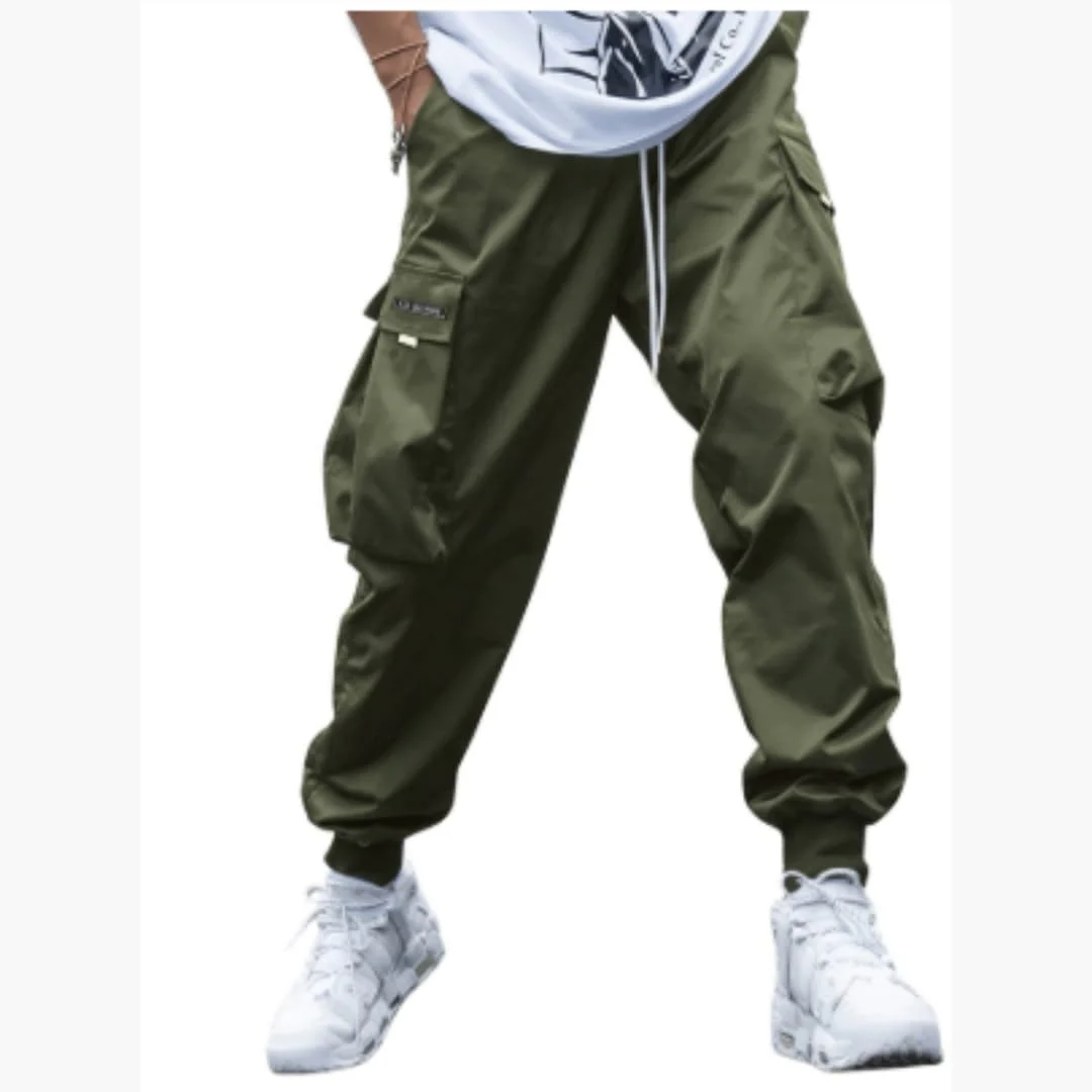 Herren-Cargo-Joggerhose mit Kordelzug und elastischen Bündchen - Image 2