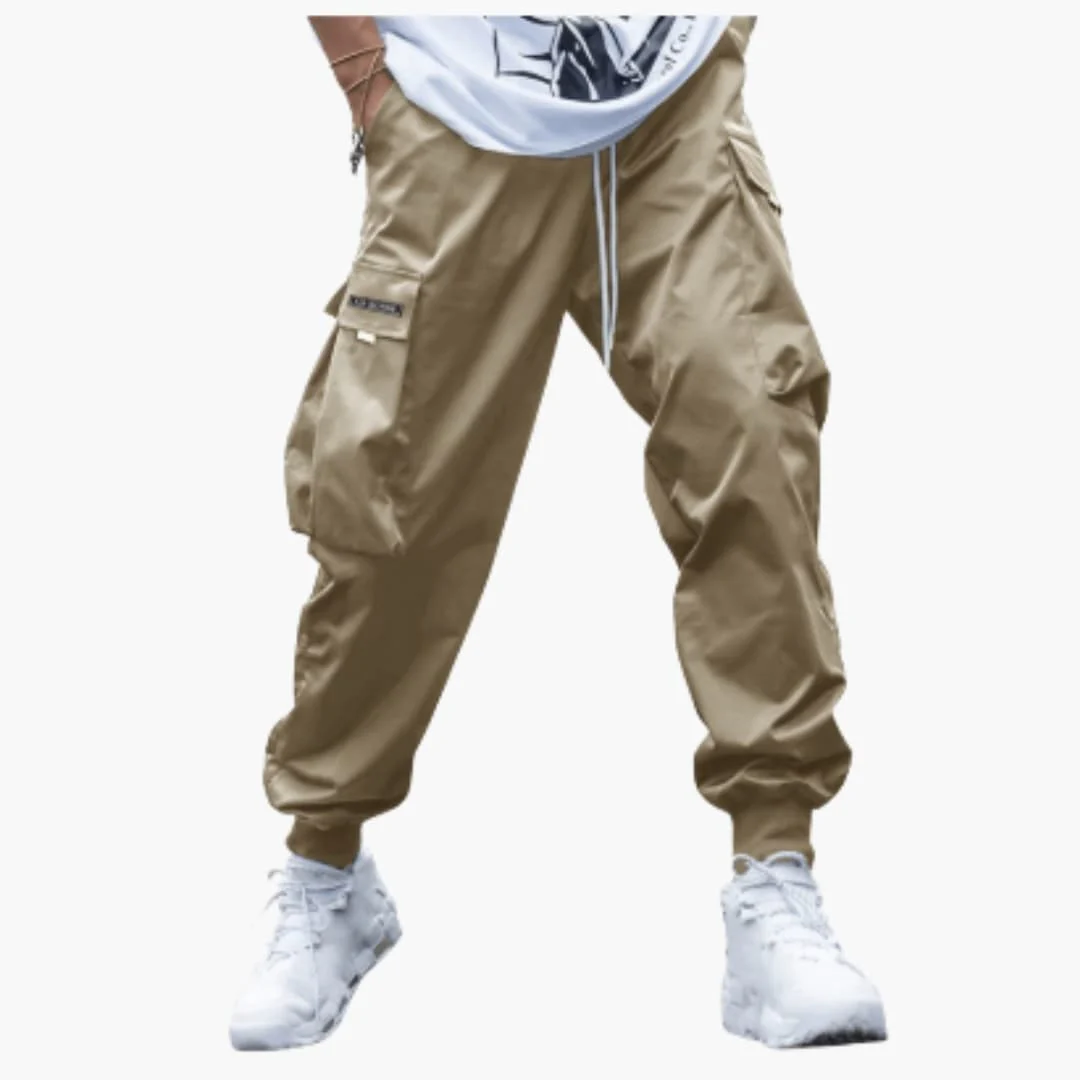 Herren-Cargo-Joggerhose mit Kordelzug und elastischen Bündchen - Image 3
