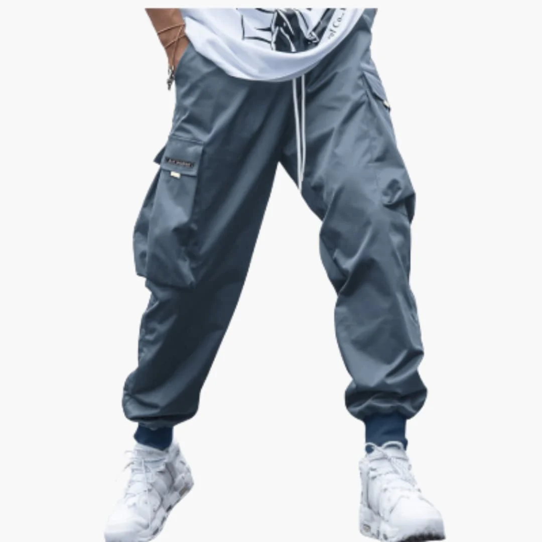 Herren-Cargo-Joggerhose mit Kordelzug und elastischen Bündchen - Image 4