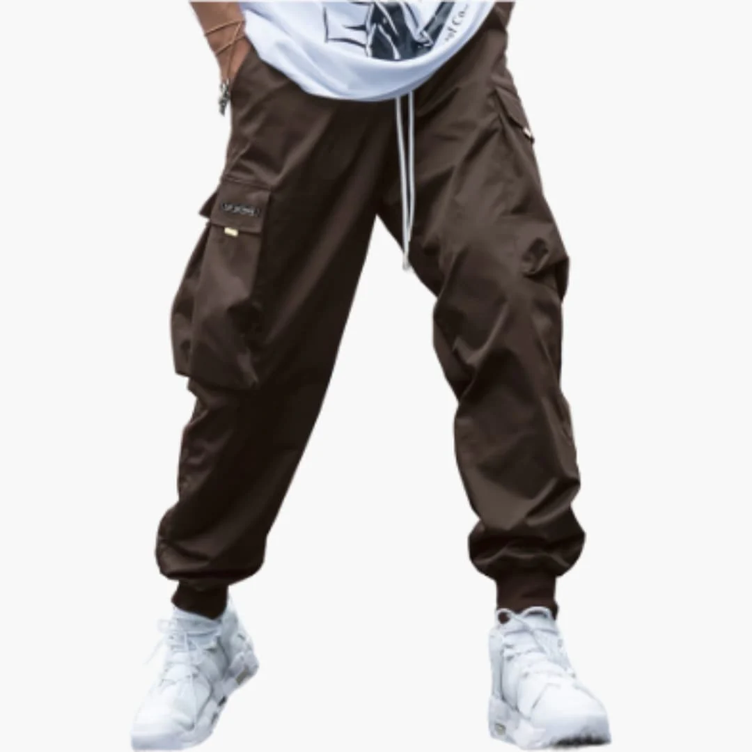 Herren-Cargo-Joggerhose mit Kordelzug und elastischen Bündchen - Image 8