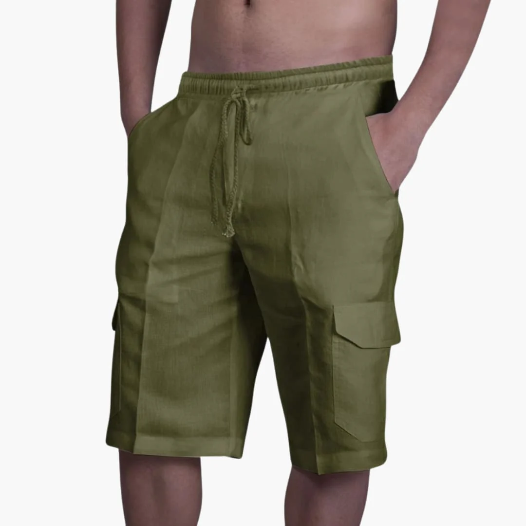 Herren Cargo Shorts mit Kordelzug und Taschen für den Sommer - Image 5