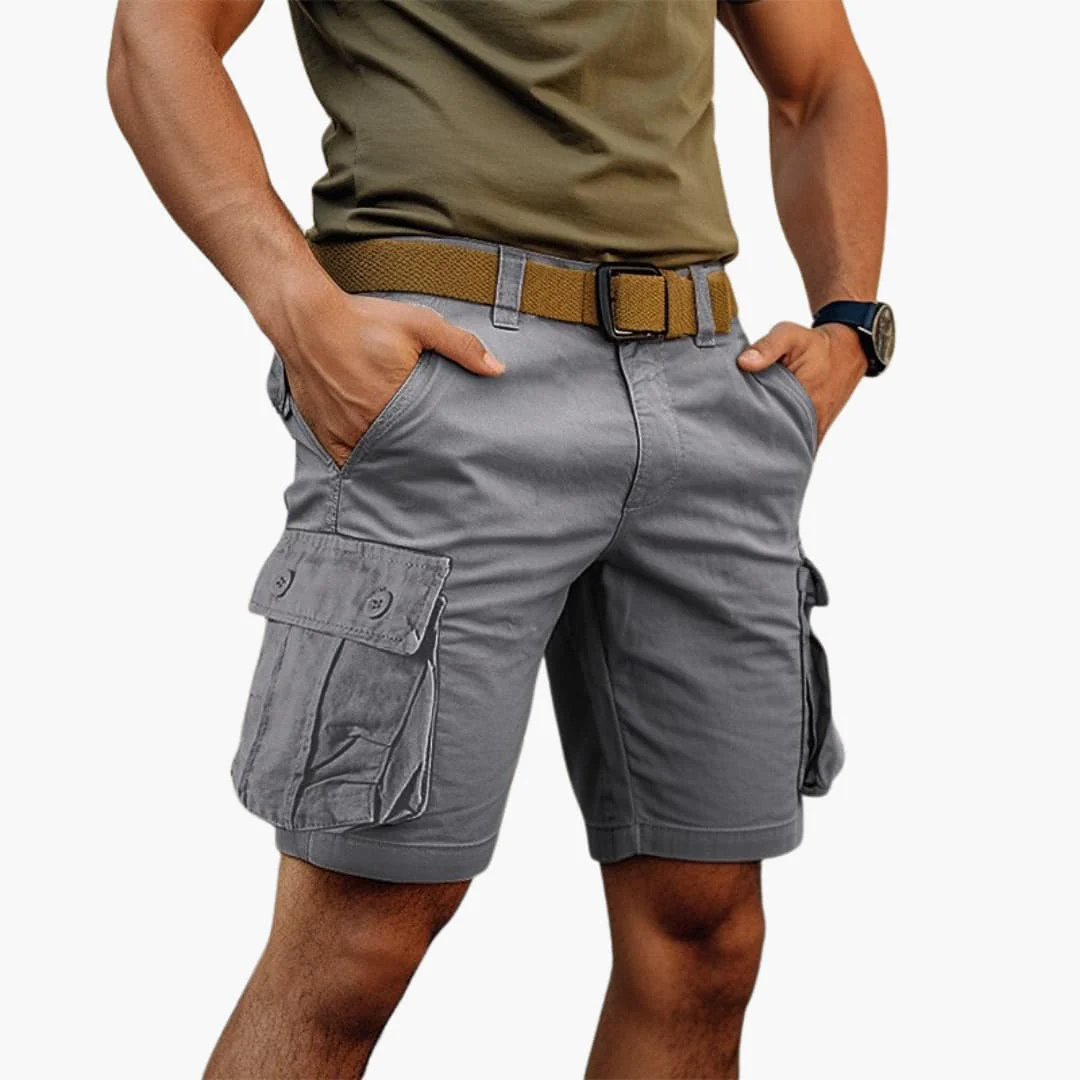 Herren Cargo Shorts mit Reißverschluss und vielen Taschen - Image 9