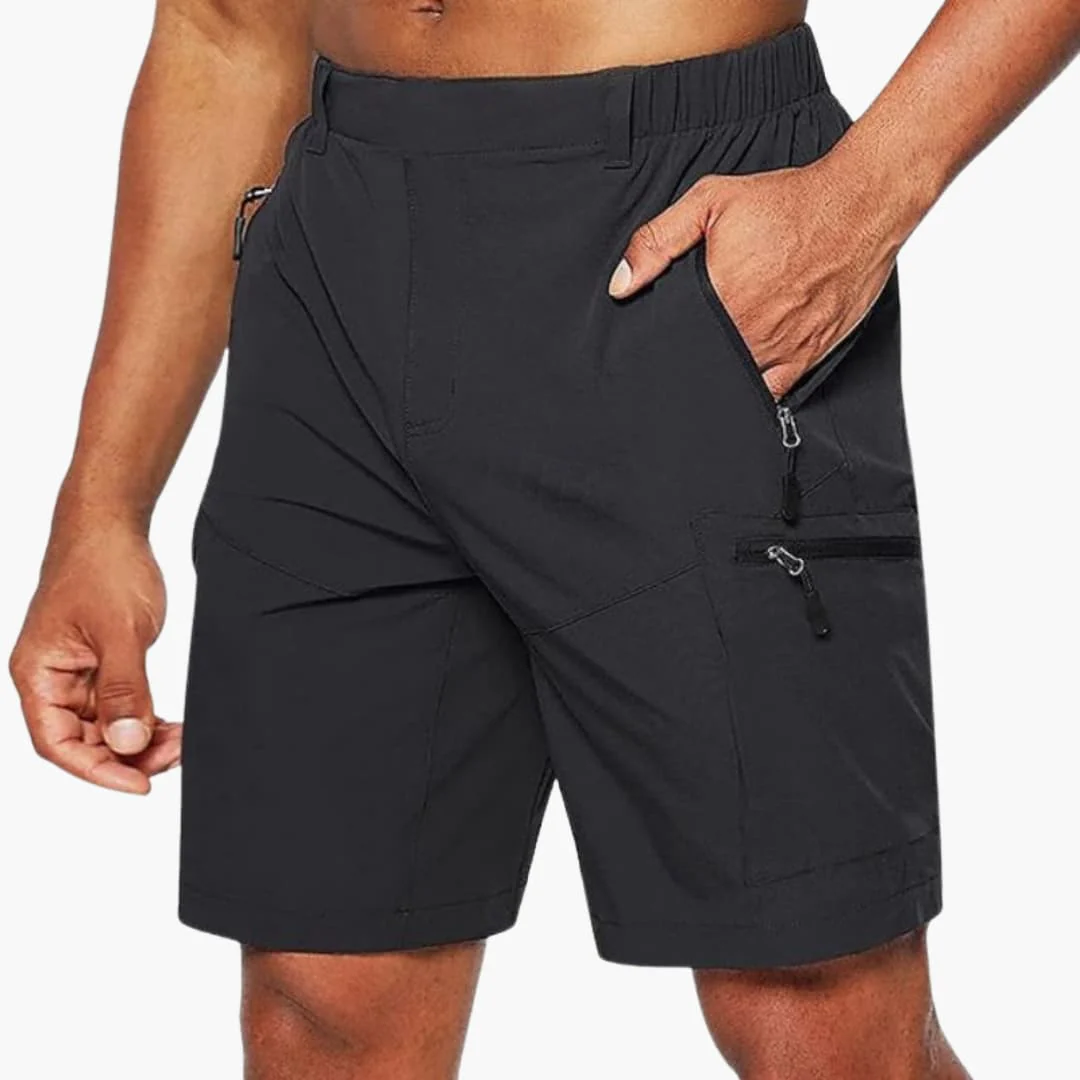 Herren Cargo Shorts mit Reißverschlusstaschen und Ripstop-Gewebe - Image 3