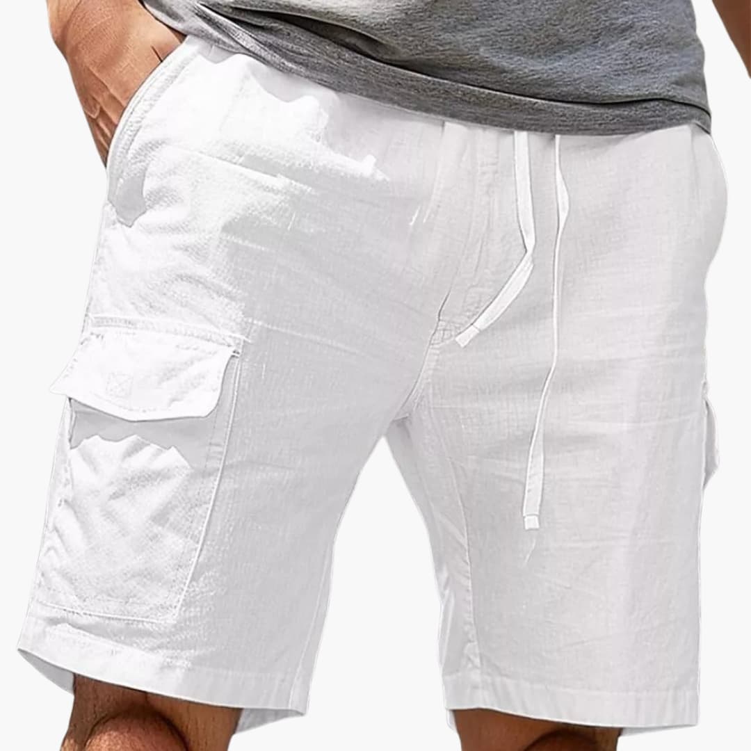 Herren Cargo Shorts mit Taschen aus Sommerstoff - Image 2