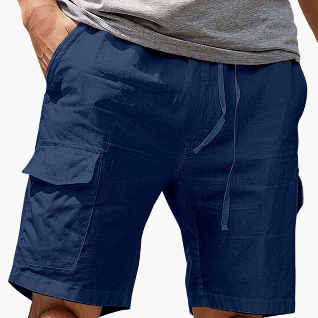 Herren Cargo Shorts mit Taschen aus Sommerstoff - Image 3