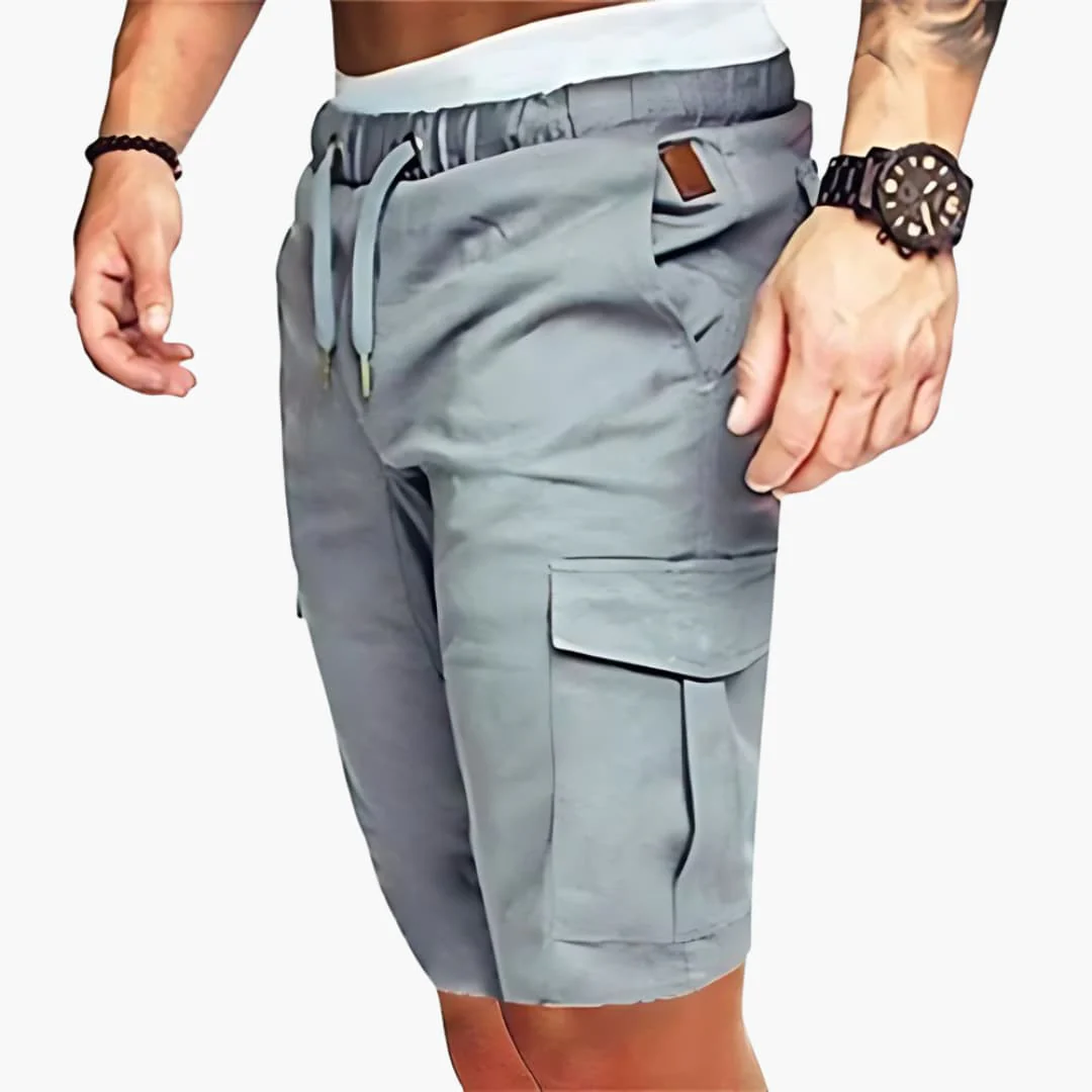 Herren Cargo Shorts mit Taschen und elastischem Bund für Sommer - Image 3