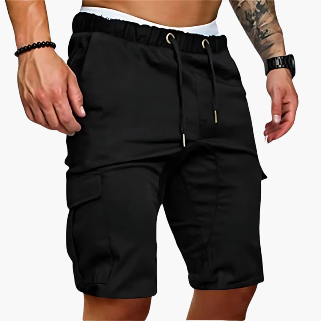 Herren Cargo Shorts mit Taschen und elastischem Bund für Sommer - Image 6