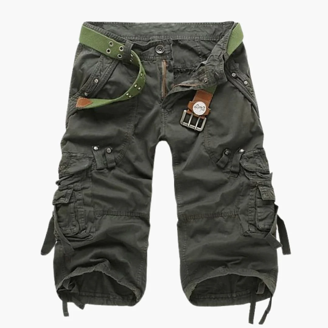 Herren Cargoshorts mit Taschen und verstellbarem Bund für Sommer - Image 2