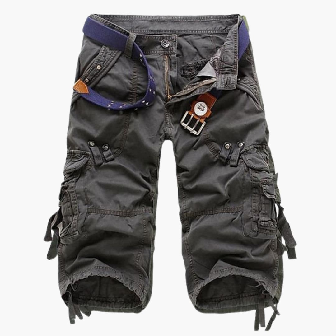 Herren Cargoshorts mit Taschen und verstellbarem Bund für Sommer - Image 3