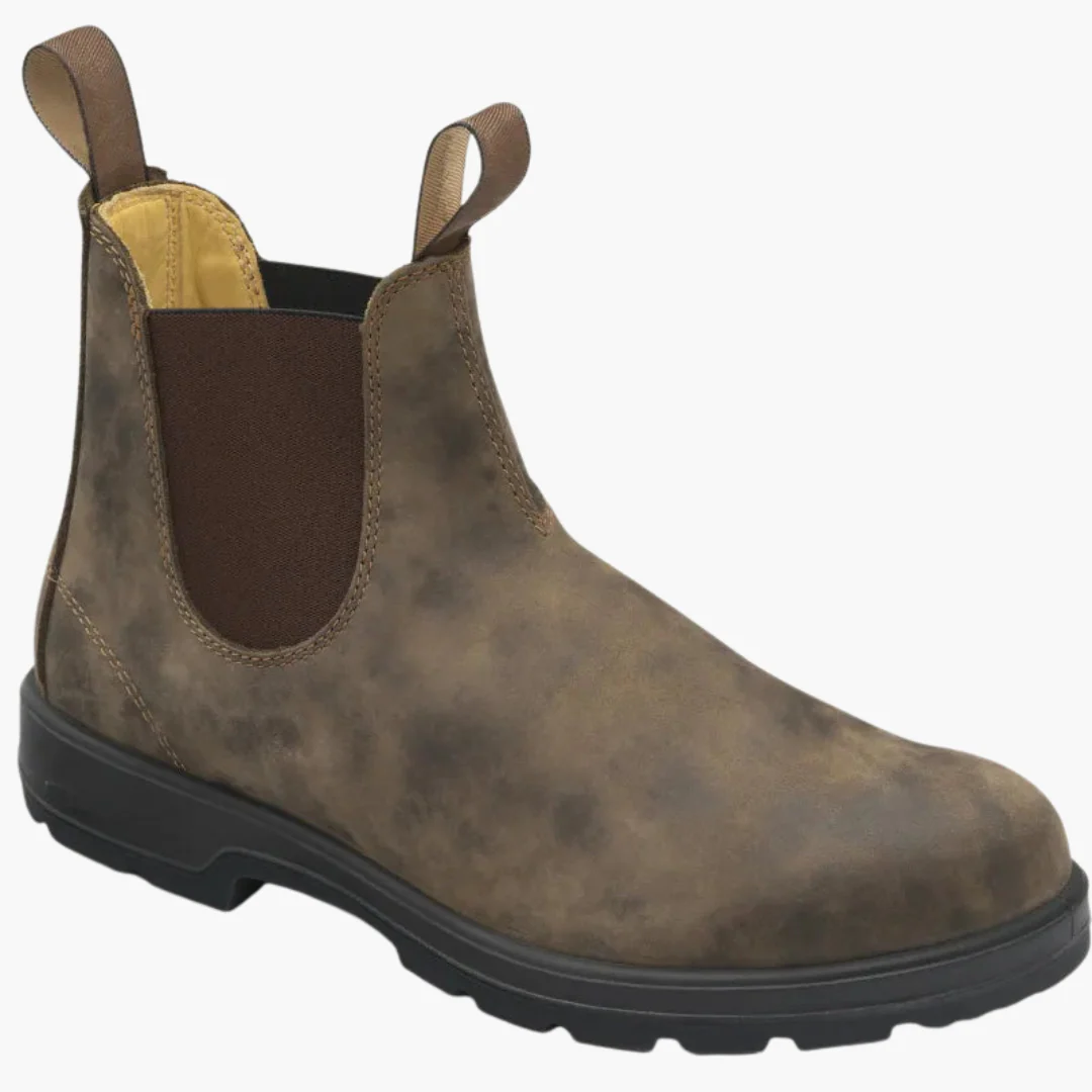 Herren Chelsea Stiefel mit Schaft und Einsätzen zum Hineinschlüpfen - Image 3