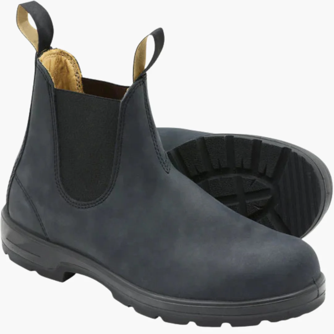 Herren Chelsea Stiefel mit Schaft und Einsätzen zum Hineinschlüpfen - Image 4