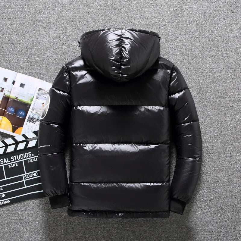 Herren Daunen Jacke Mit Kapuze | Winter - Image 3