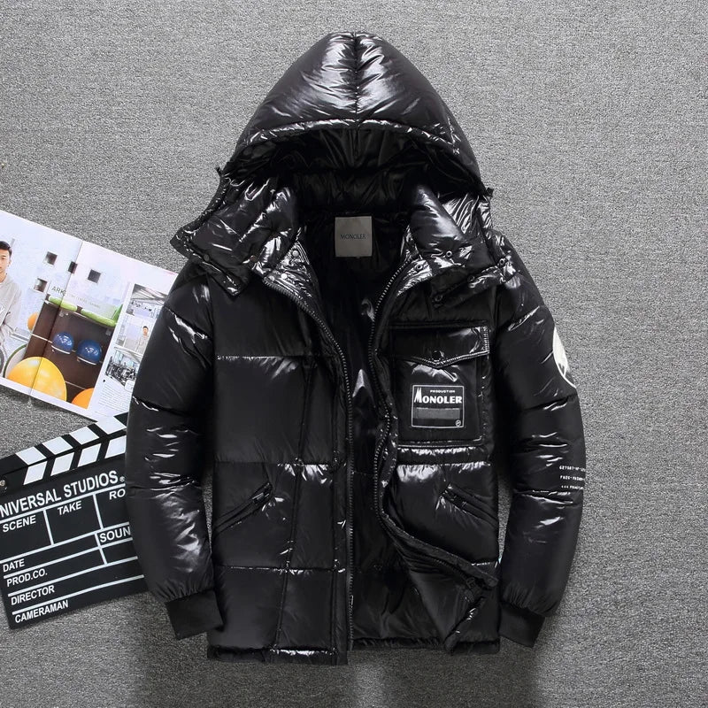 Herren Daunen Jacke Mit Kapuze | Winter - Image 4