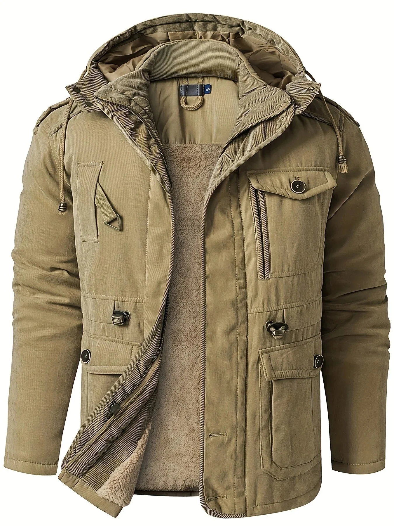 Herren dicke Outdoor-Winterjacke | Warme - Image 2