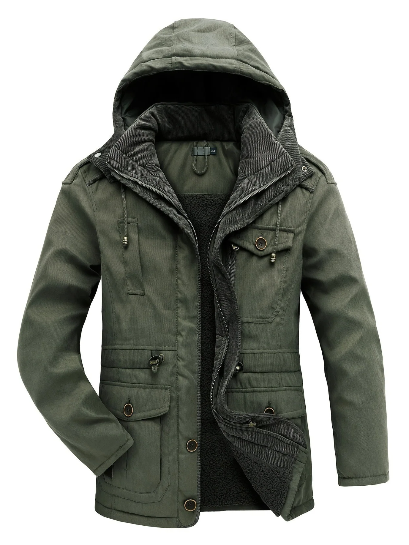 Herren dicke Outdoor-Winterjacke | Warme - Image 3