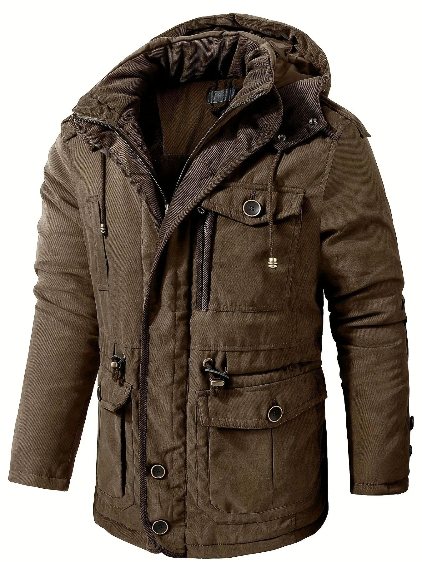 Herren dicke Outdoor-Winterjacke | Warme - Image 5