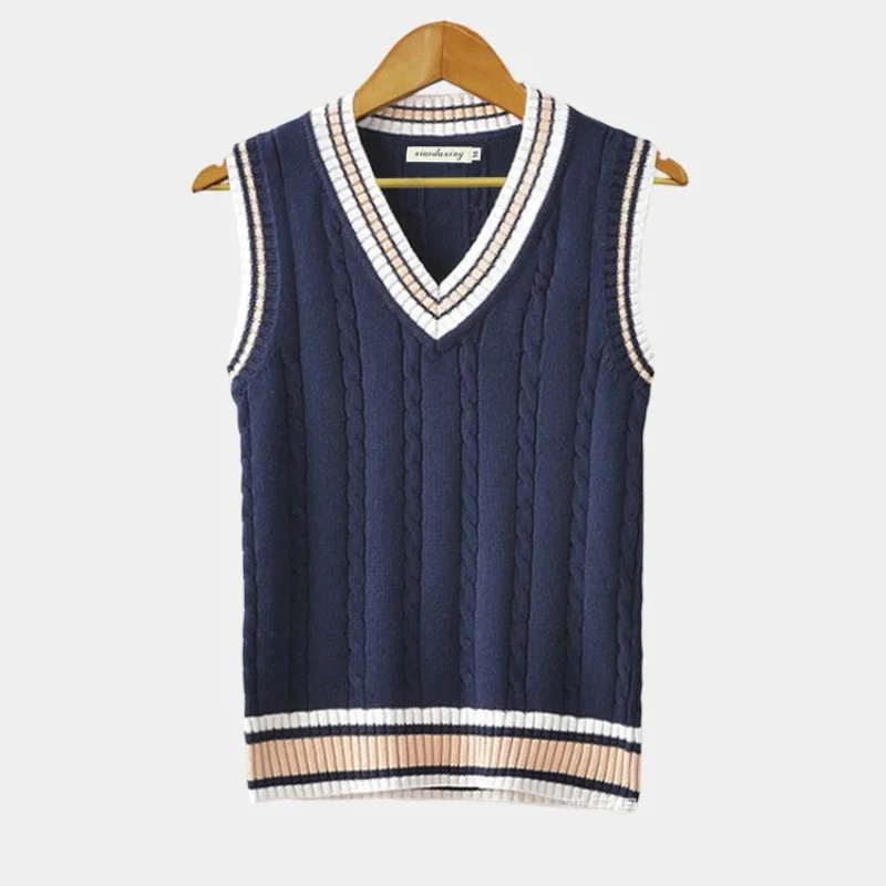 Herren elegante ärmellose Weste | Pullover