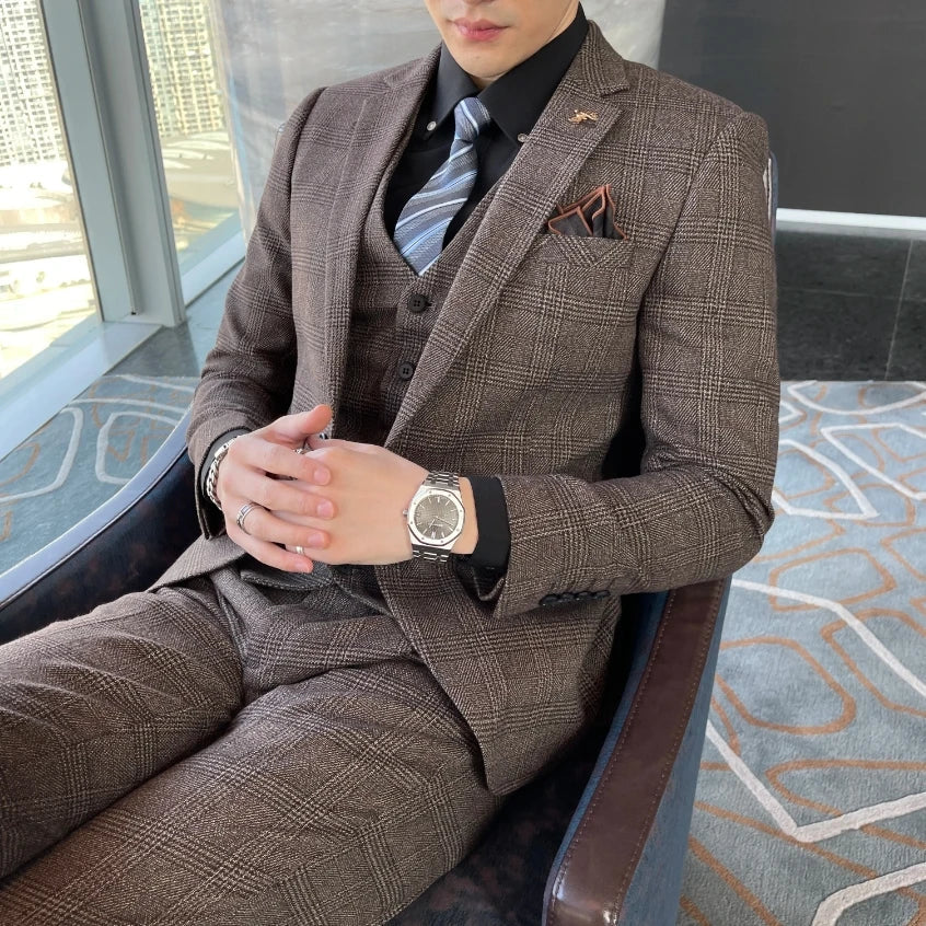 Herren Elegante Hochzeitsgast Anzug | Dreiteiliges - Image 7
