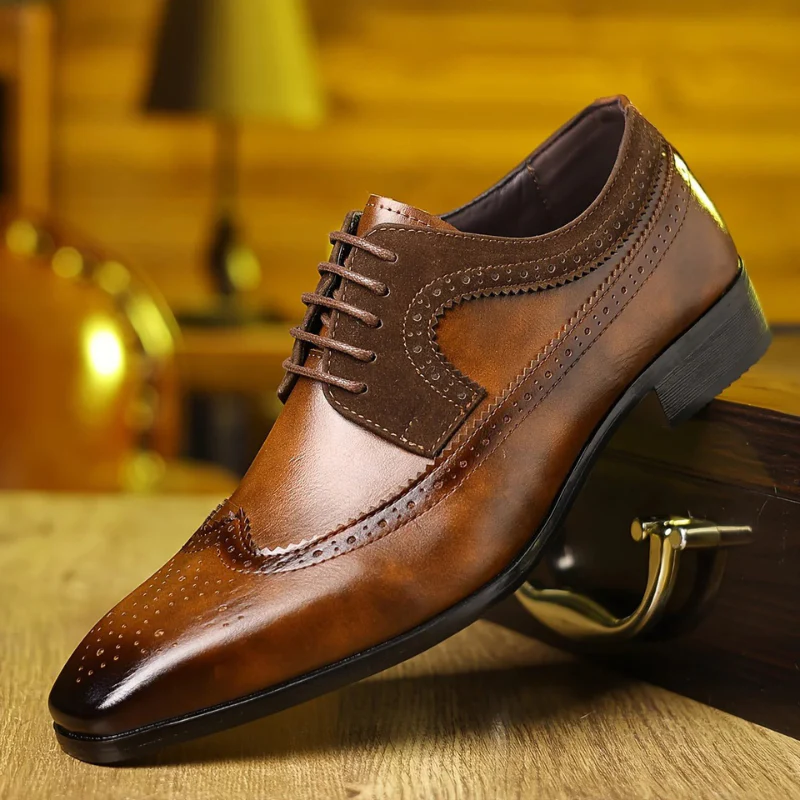 Herren elegante Oxford-Anzugschuhe | Anzug - Image 2