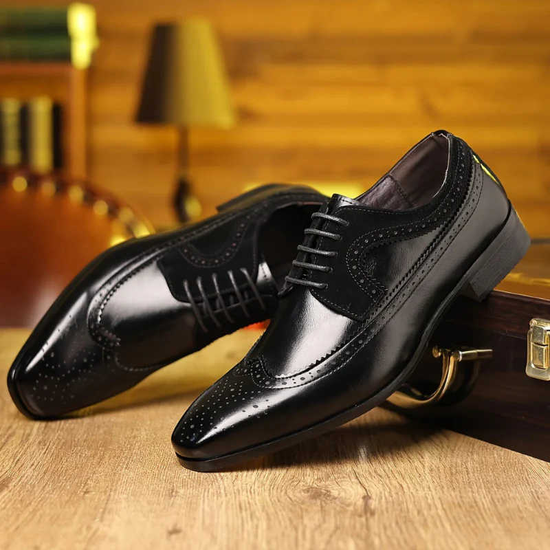 Herren elegante Oxford-Anzugschuhe | Anzug - Image 3