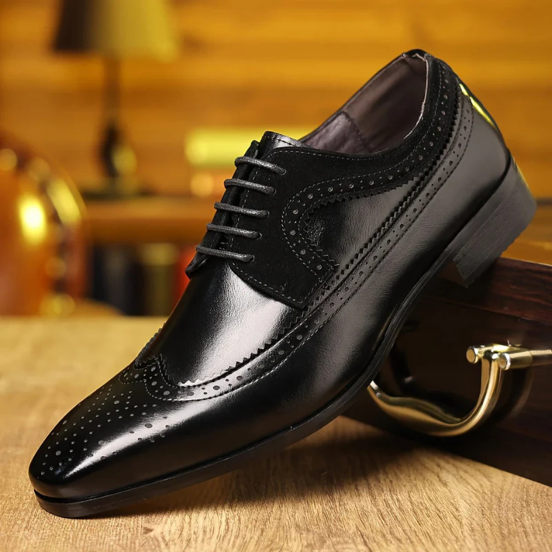 Herren elegante Oxford-Anzugschuhe | Anzug - Image 6