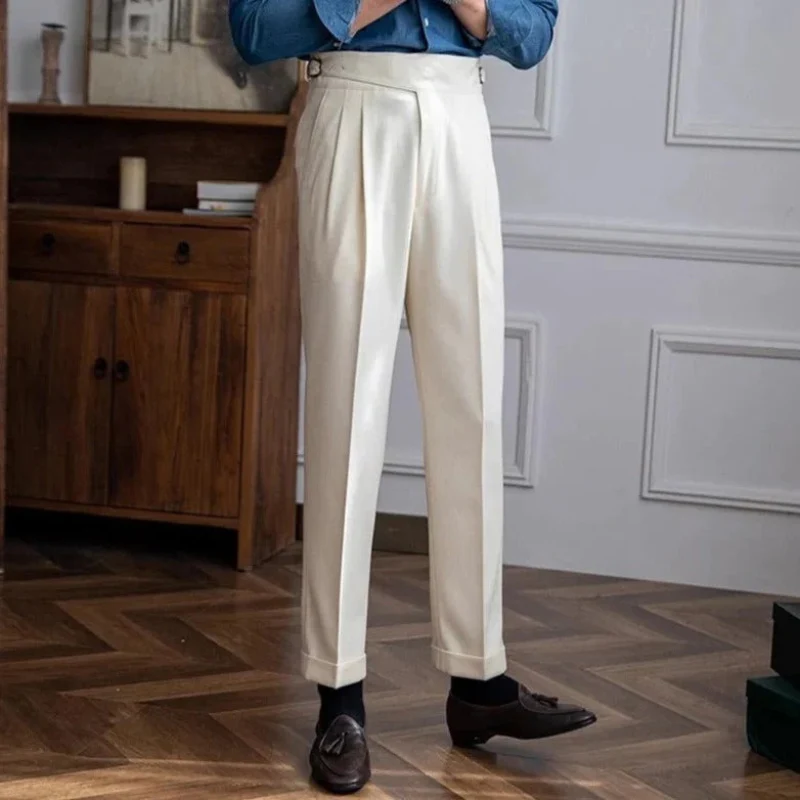 Herren elegante Vintage-Hose | Anzug - Image 8
