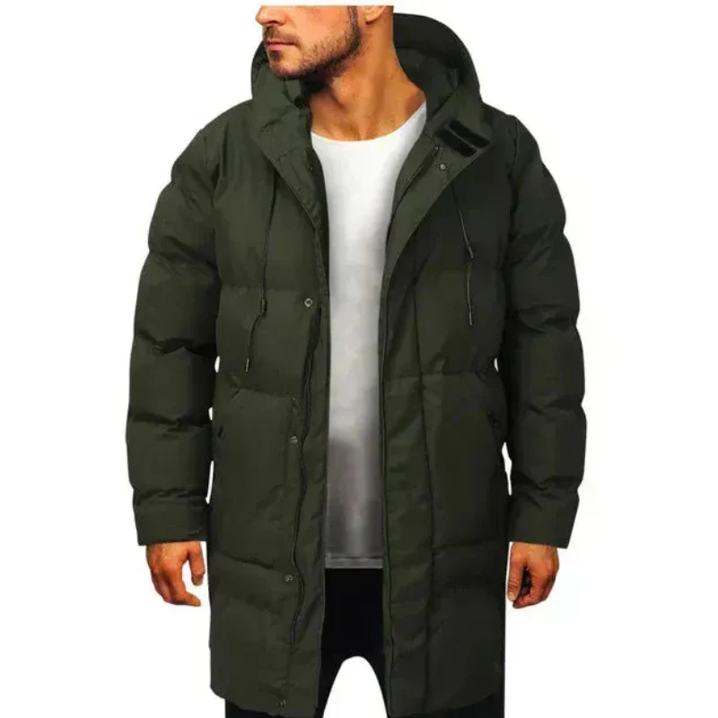 Herren elegante Winterjacke mit Kapuze | Langer - Image 5