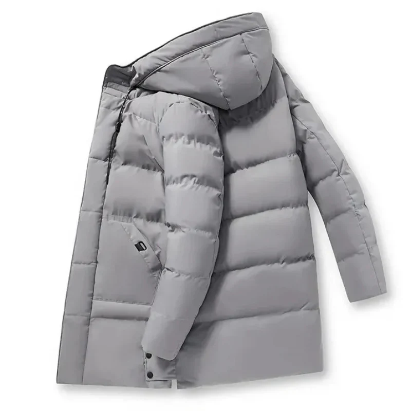 Herren elegante Winterjacke mit Kapuze | Langer - Image 6