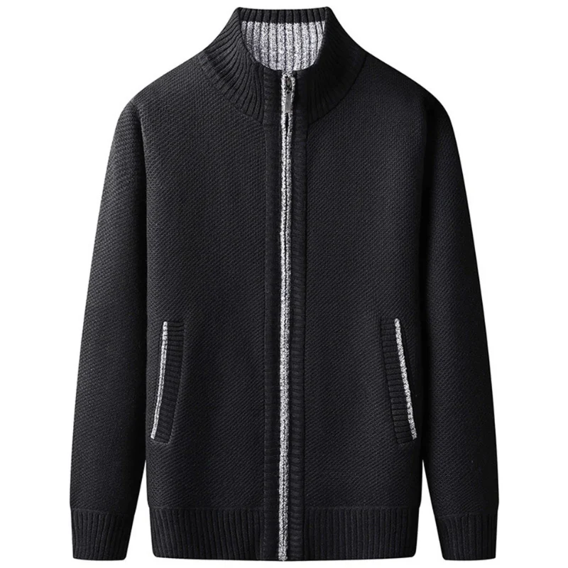 Herren eleganter Cardigan mit Reißverschluss | Strick - Image 5