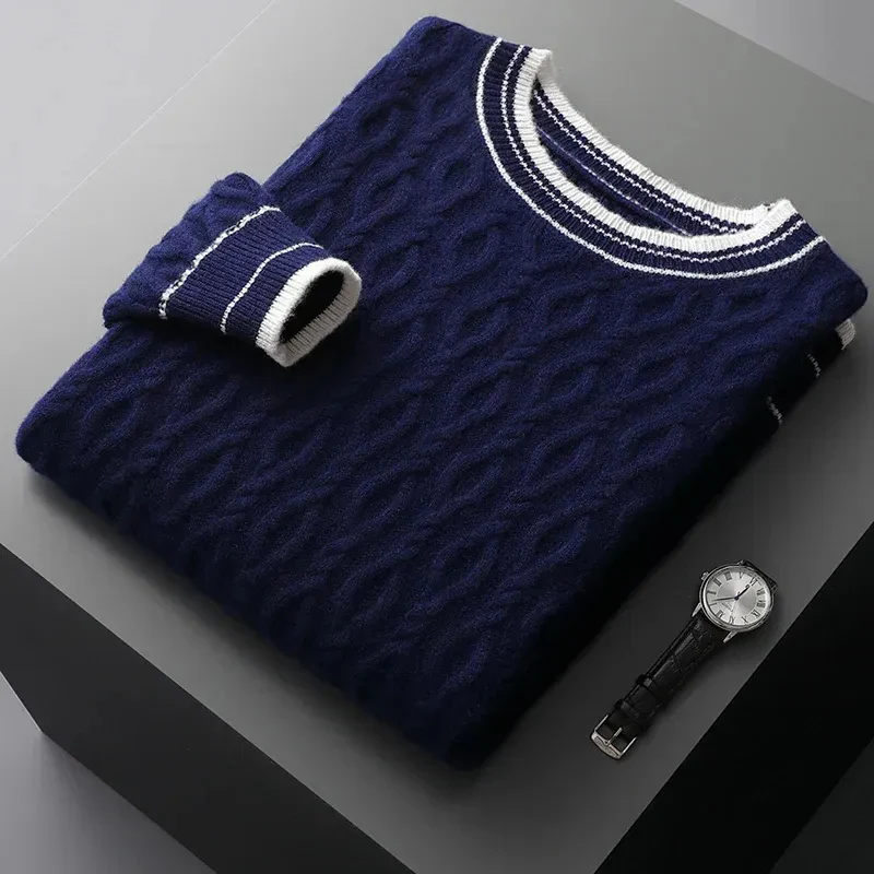 Herren eleganter Herbstpullover | Lang - Image 7