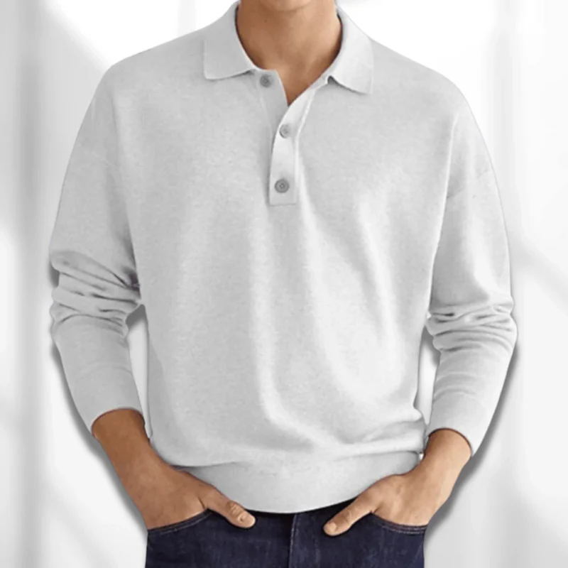 Herren eleganter Polopullover | Warmer - Image 4